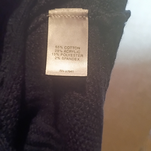 J. Jill Textured Knit Navy Blue Dolman Sweater Women’s Size 4x - Picture 7 of 7